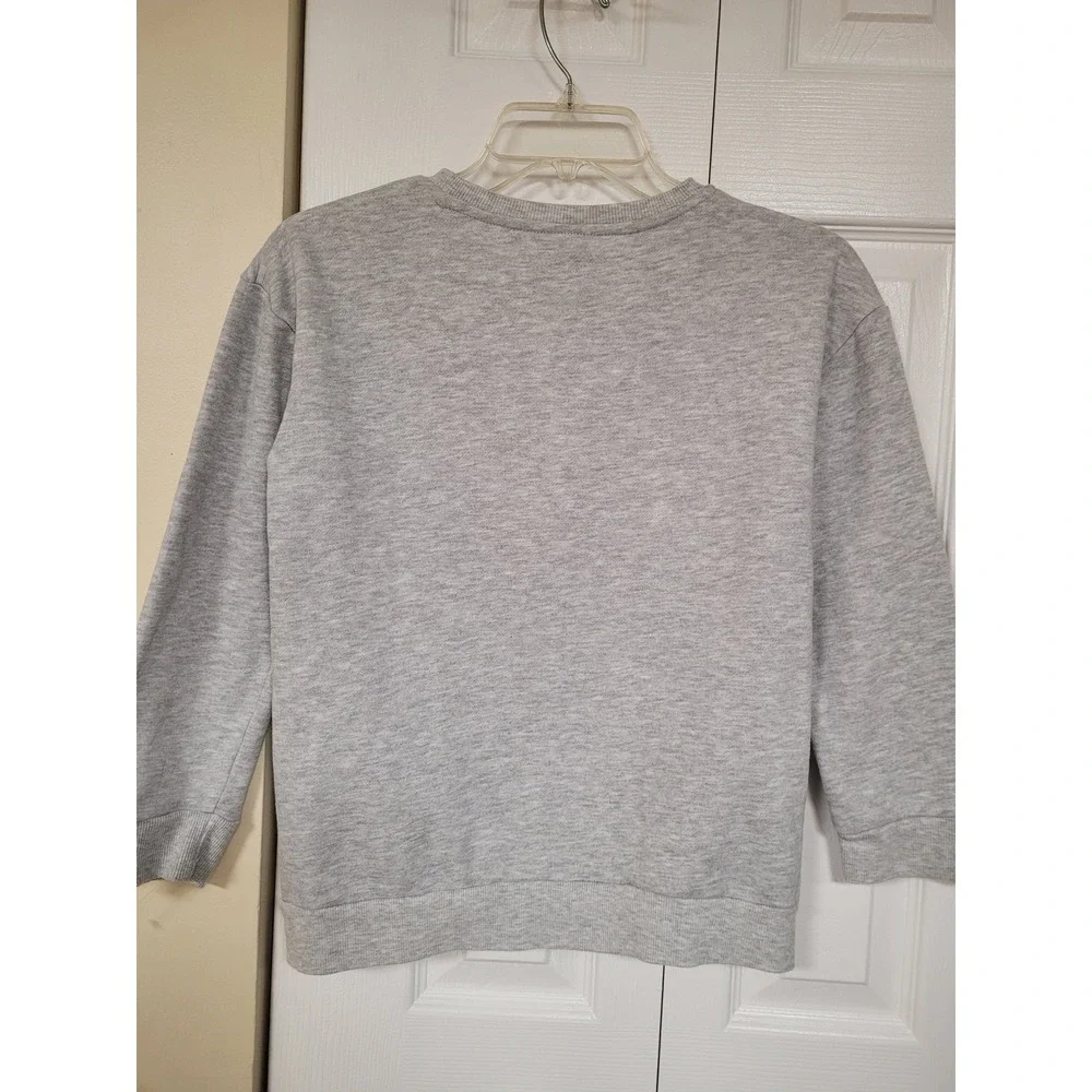Sonic the Hedgehog Boys Gray Sweatshirt Faster Than You Graphic‎ Pullover Size M
